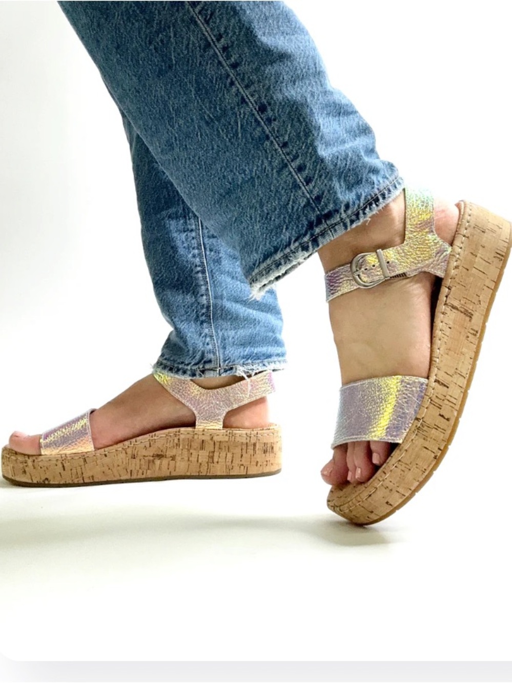 Born Sari Cork Sandals, Size 9, NWT